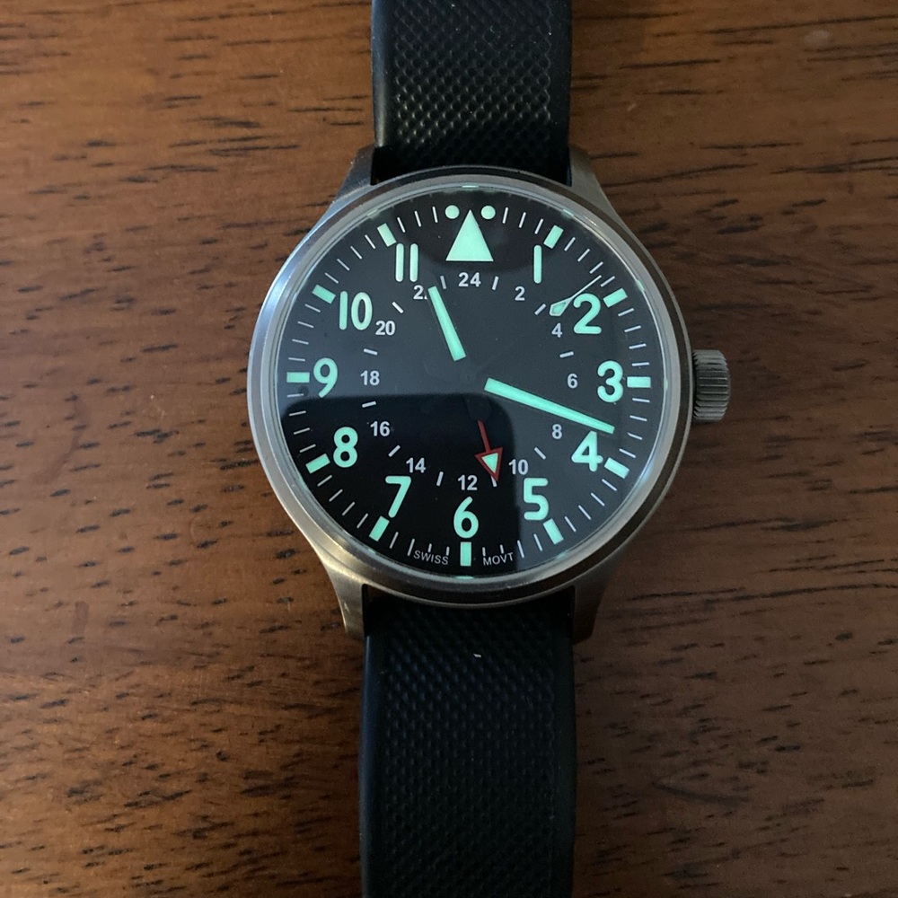 Maratac Titanium field watch